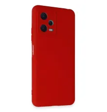 Xiaomi Redmi Note 12 5G Kılıf Nano içi Kadife Silikon - Kırmızı