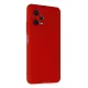 Xiaomi Redmi Note 12 5G Kılıf Nano içi Kadife Silikon - Kırmızı