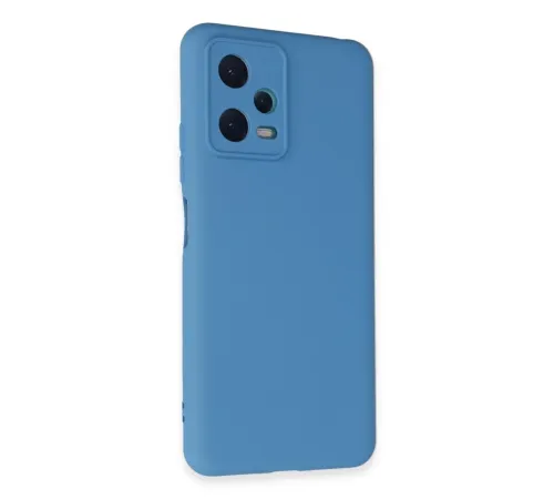 Xiaomi Redmi Note 12 5G Kılıf Nano içi Kadife Silikon - Mavi