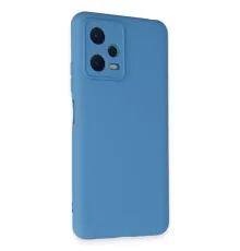 Xiaomi Redmi Note 12 5G Kılıf Nano içi Kadife Silikon - Mavi