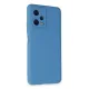 Xiaomi Redmi Note 12 5G Kılıf Nano içi Kadife Silikon - Mavi