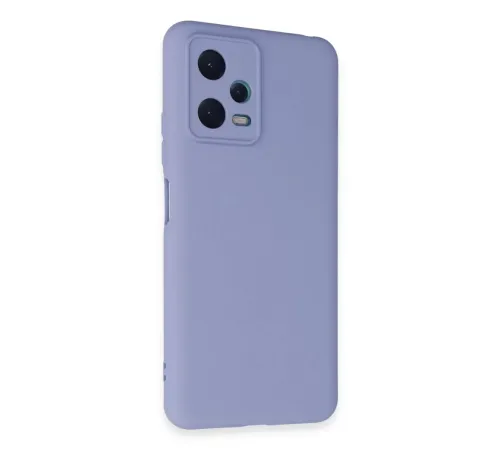 Xiaomi Redmi Note 12 5G Kılıf Nano içi Kadife Silikon - Lila