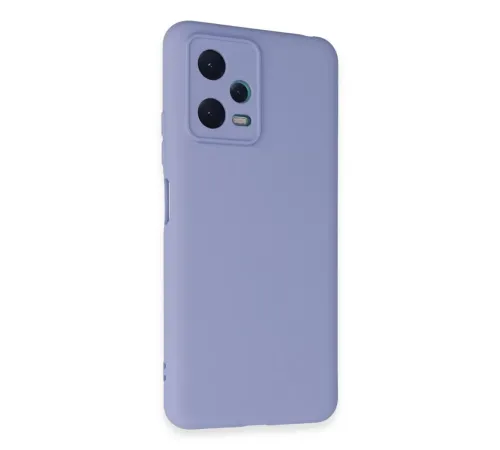 Xiaomi Redmi Note 12 5G Kılıf Nano içi Kadife Silikon - Lila