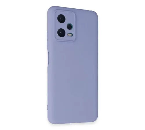 Xiaomi Redmi Note 12 5G Kılıf Nano içi Kadife Silikon - Lila