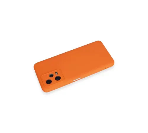 Xiaomi Redmi Note 12 5G Kılıf Nano içi Kadife Silikon - Turuncu