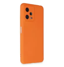 Xiaomi Redmi Note 12 5G Kılıf Nano içi Kadife Silikon - Turuncu
