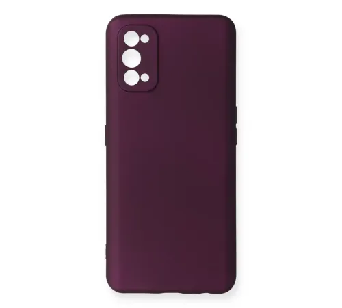 Realme 7 Pro Kılıf First Silikon - Mürdüm