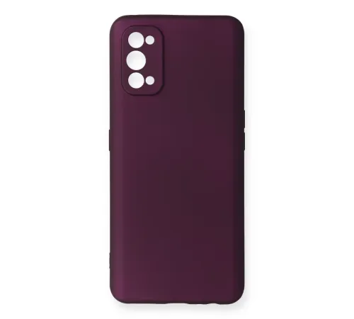 Realme 7 Pro Kılıf First Silikon - Mürdüm
