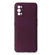 Realme 7 Pro Kılıf First Silikon - Mürdüm