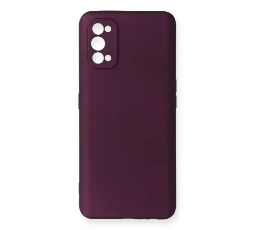 Realme 7 Pro Kılıf First Silikon - Mürdüm