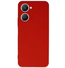 Vivo Y18 Kılıf First Silikon - Kırmızı