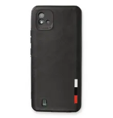 Realme C11 2021 Kılıf Loop Deri Silikon - Siyah
