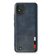 Realme C11 2021 Kılıf Loop Deri Silikon - Lacivert