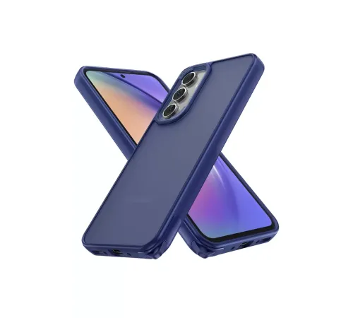 Samsung Galaxy A14 4G Kılıf Elegant Kapak - Lacivert