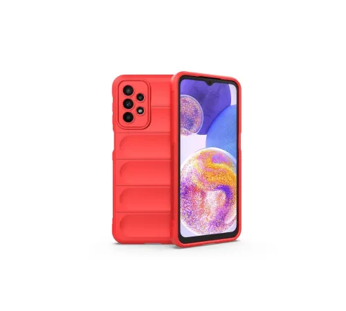 Samsung Galaxy A23 4G Kılıf Optimum Silikon - Kırmızı