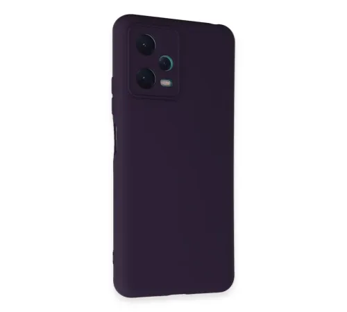 Xiaomi Redmi Note 12 5G Kılıf Nano içi Kadife Silikon - Mor