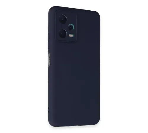 Xiaomi Redmi Note 12 5G Kılıf Nano içi Kadife Silikon - Lacivert
