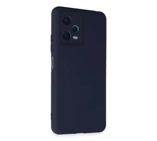 Xiaomi Redmi Note 12 5G Kılıf Nano içi Kadife Silikon - Lacivert