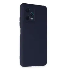 Xiaomi Redmi Note 12 5G Kılıf Nano içi Kadife Silikon - Lacivert