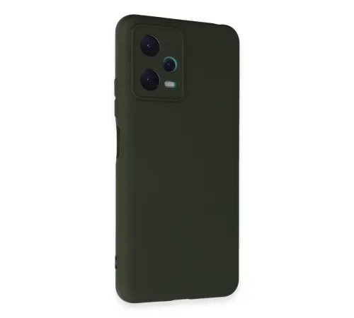 Xiaomi Redmi Note 12 5G Kılıf Nano içi Kadife Silikon - Koyu Yeşil