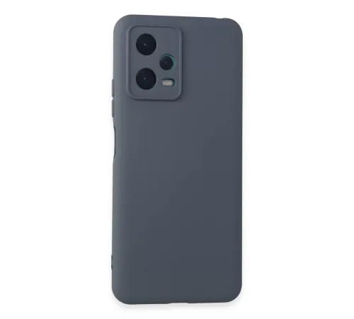 Xiaomi Redmi Note 12 5G Kılıf Nano içi Kadife Silikon - Gri