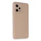 Xiaomi Redmi Note 12 5G Kılıf Nano içi Kadife Silikon - Pudra