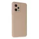 Xiaomi Redmi Note 12 5G Kılıf Nano içi Kadife Silikon - Pudra