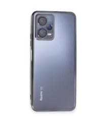 Xiaomi Redmi Note 12 5G Kılıf Lensli Silikon - Siyah
