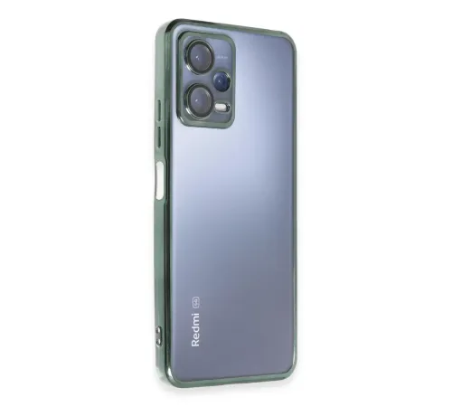 Xiaomi Redmi Note 12 5G Kılıf Lensli Silikon - Yeşil