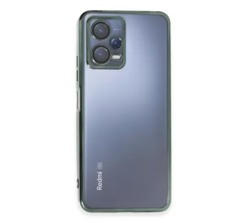 Xiaomi Redmi Note 12 5G Kılıf Lensli Silikon - Yeşil