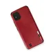 Realme C11 2021 Kılıf Loop Deri Silikon - Kırmızı