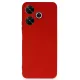 Xiaomi Redmi 13 4G Kılıf First Silikon - Kırmızı