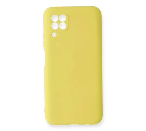Huawei P40 Lite Kılıf Nano içi Kadife Silikon - Sarı