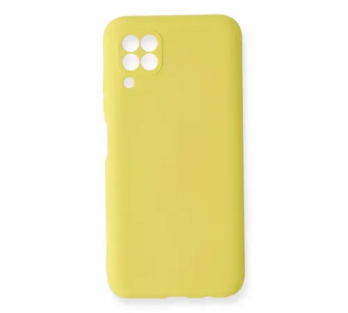 Huawei P40 Lite Kılıf Nano içi Kadife Silikon - Sarı