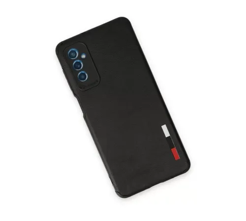 Samsung Galaxy M52 5G Kılıf Loop Deri Silikon - Siyah