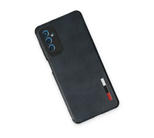 Samsung Galaxy M52 5G Kılıf Loop Deri Silikon - Lacivert