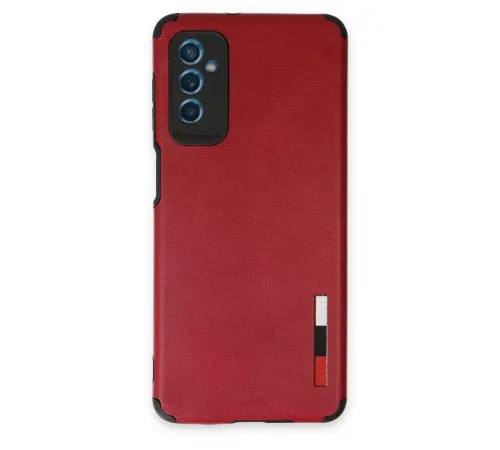 Samsung Galaxy M52 5G Kılıf Loop Deri Silikon - Kırmızı