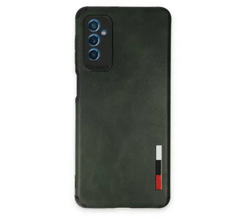 Samsung Galaxy M52 5G Kılıf Loop Deri Silikon - Yeşil