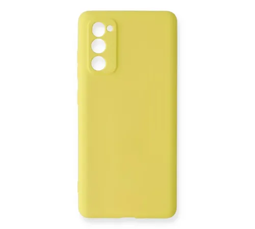 Samsung Galaxy S20 FE Kılıf Nano içi Kadife Silikon - Sarı