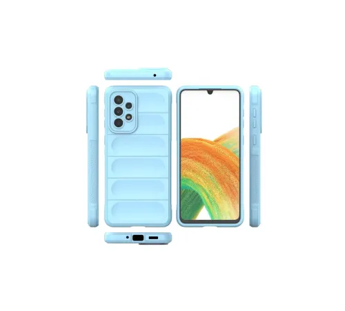 Samsung Galaxy A33 5G Kılıf Optimum Silikon - Sky Blue