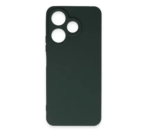 Xiaomi Redmi 13 4G Kılıf First Silikon - Koyu Yeşil