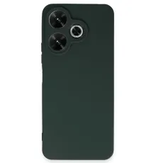 Xiaomi Redmi 13 4G Kılıf First Silikon - Koyu Yeşil