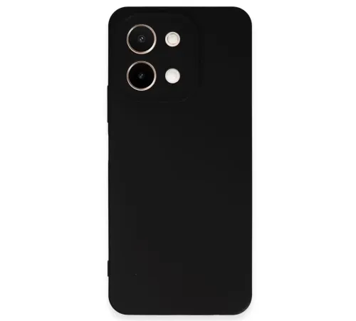 Vivo Y28 Kılıf First Silikon - Siyah
