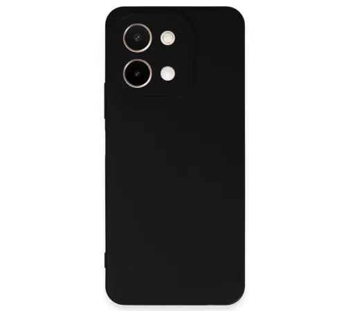 Vivo Y28 Kılıf First Silikon - Siyah