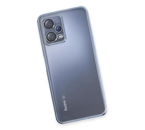 Xiaomi Redmi Note 12 5G Kılıf Lensli Silikon - Açık Mavi