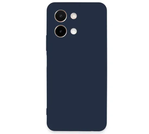 Vivo Y28 Kılıf First Silikon - Lacivert