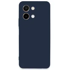 Vivo Y28 Kılıf First Silikon - Lacivert