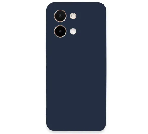 Vivo Y28 Kılıf First Silikon - Lacivert