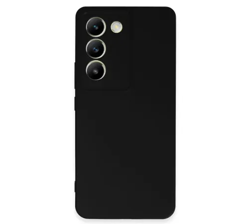 Vivo V30 Lite 4G Kılıf First Silikon - Siyah