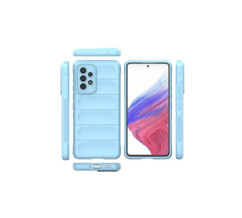 Samsung Galaxy A53 5G Kılıf Optimum Silikon - Sky Blue